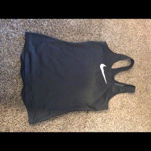 Gray Nike tank top